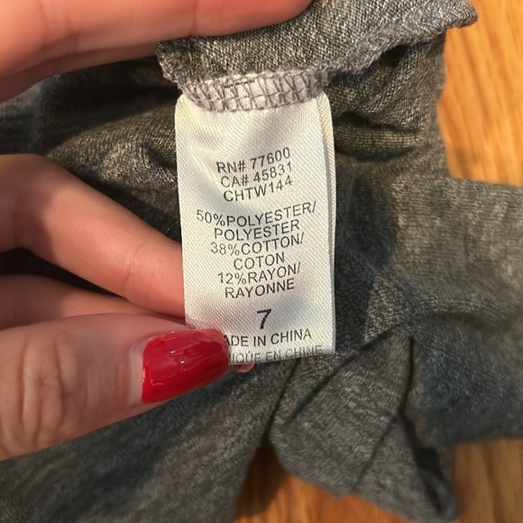 Chaser Girl’s Long Sleeve Tee Size 7 - Picture 3 of 3